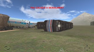 the brutal tragedy of Amtrak 374 BRAKE failure leads to disaster in train and RAILYARD simulator