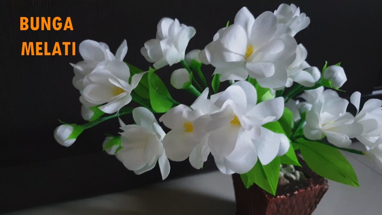  Bunga  melati  putih dari plastik kresek YouTube