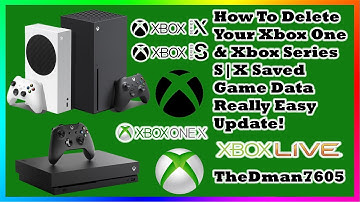 How To Delete Your #XboxOne/Series X/S Saved Game Data Update! (1080p) 🎮 (2020) ®
