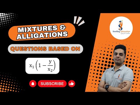 Very important Formula of Mixtures & Alligations for all Competitive Exams | Sterling Education