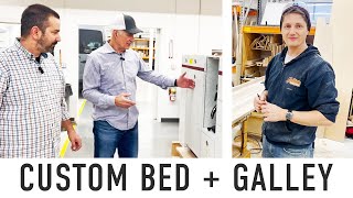 Custom Bed and Galley In Progress | MT Nest Build