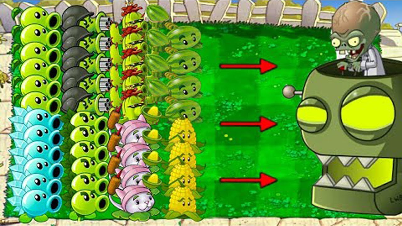 99 Dr Zomboss Vs Team Pea Vs Team Pult Vs Team Spikes Plants Vs Zombies ...