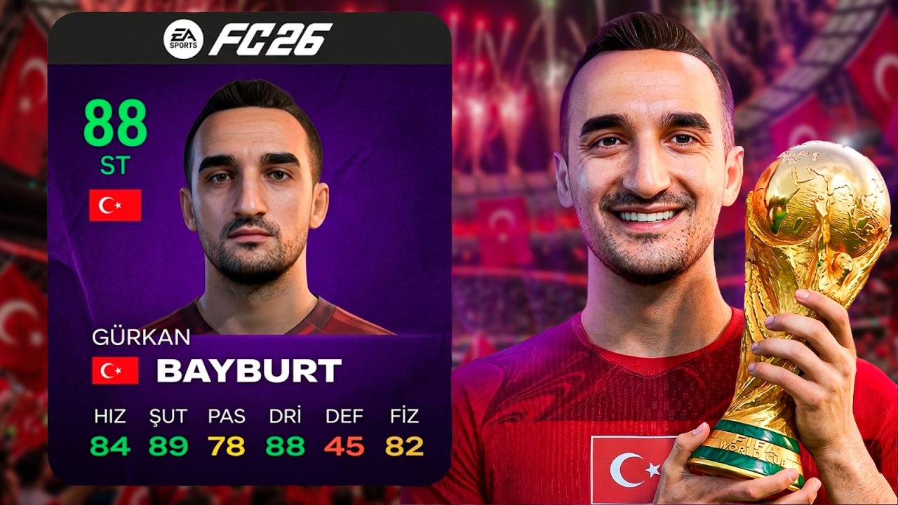 Dünya Kupası'nda Milli Takımın Forveti Oldum! | FC 26 Oyuncu Kariyeri