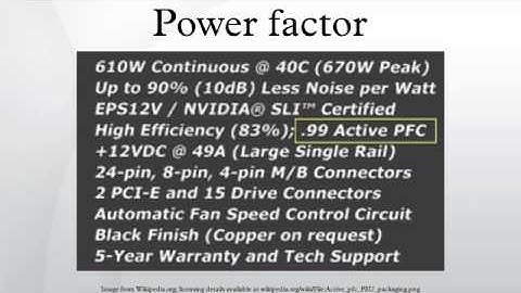 Power factor