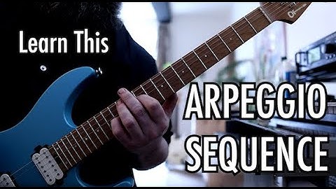 Learn This Arpeggio Sequence - On Screen Tabs inc.