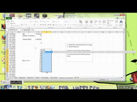 Frequency Function in Excel