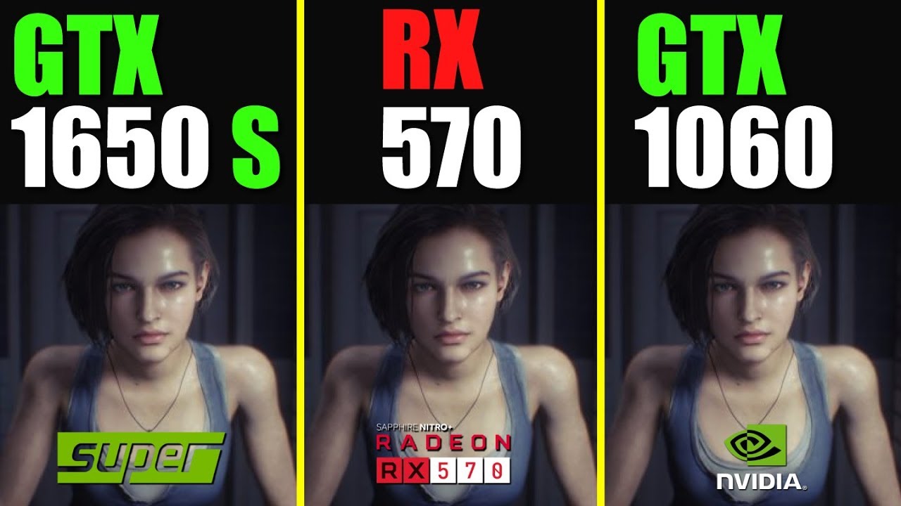 tilnærmelse Konvention brugerdefinerede RX 570 vs. GTX 1060 vs. GTX 1650 Super - YouTube