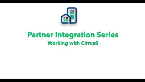 Partner Integration Series with Cirrus8