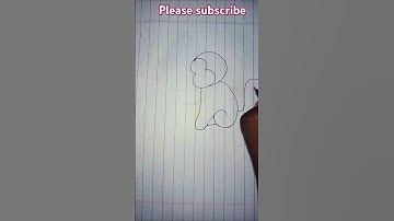EASY monkey Drawing #art #ytshorts #drawing #youtubeshorts #tranding
