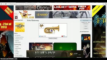 Lineage II Xerus - Vote System