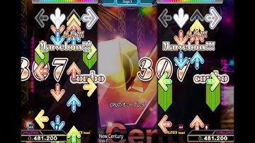 【DDR A】New Century [Single-CHALLENGE Lv18] 譜面確認+クラップ付