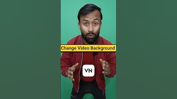 How to change the background of a video | How to change the background of a video using the VN app