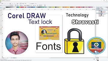 #corel DRAW files text( font ) 🔐lock.......