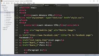 Link external CSS/JavaScript file in Hindi part7