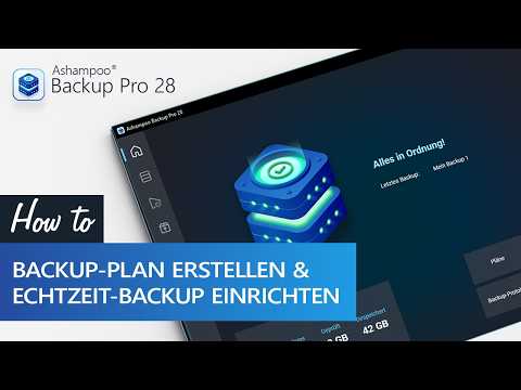 Ashampoo Backup Pro 28 Tutorial – Create Backup Plan & Set Up Real-Time Backup