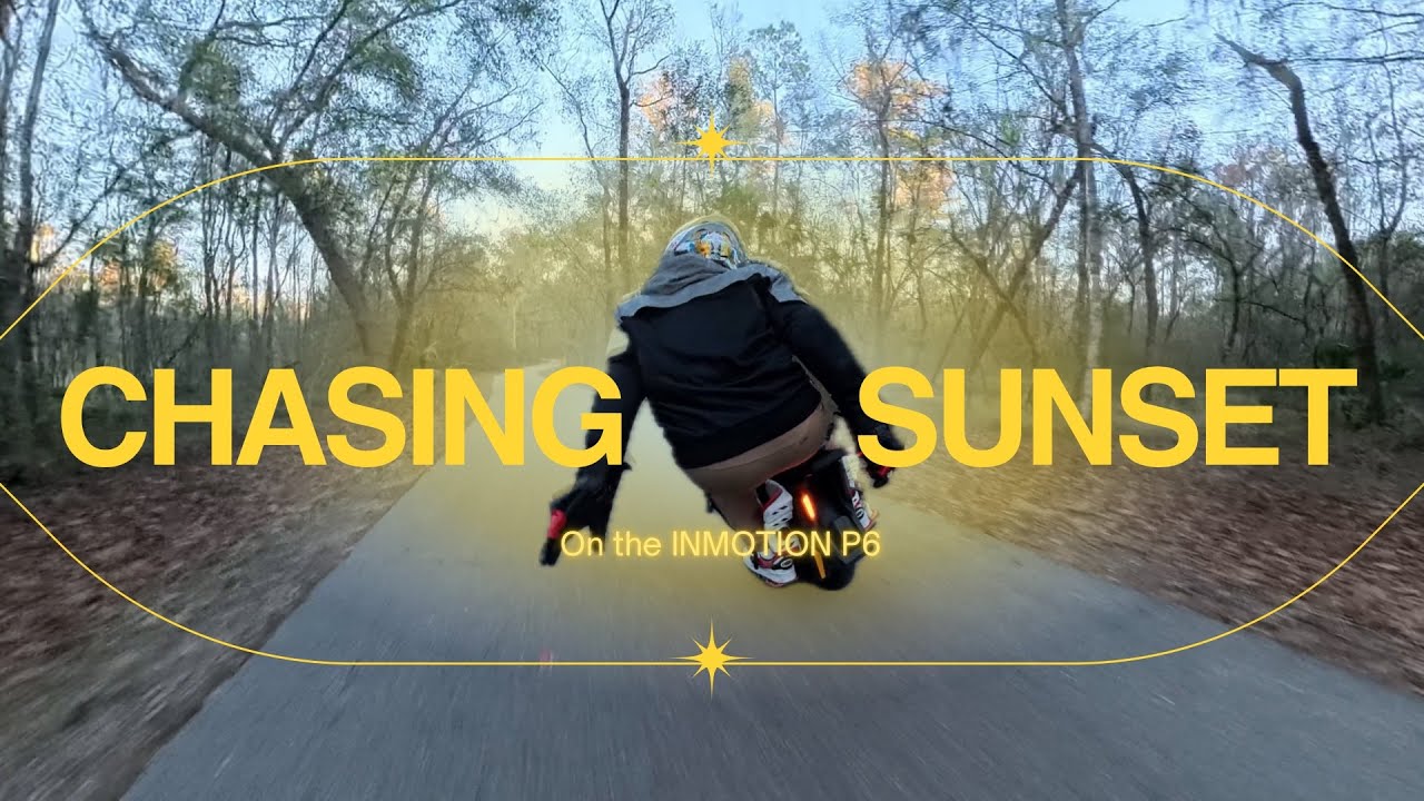 Состояние потока на одном колесе | Катание на InMotion P6 по бездорожью на закате