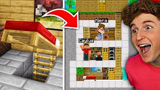 If You FIND The SECRET BASE In Minecraft, You WIN MONEY!