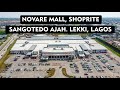 4k drone view of novare mall shoprite sangotedo ajah lekki lagos