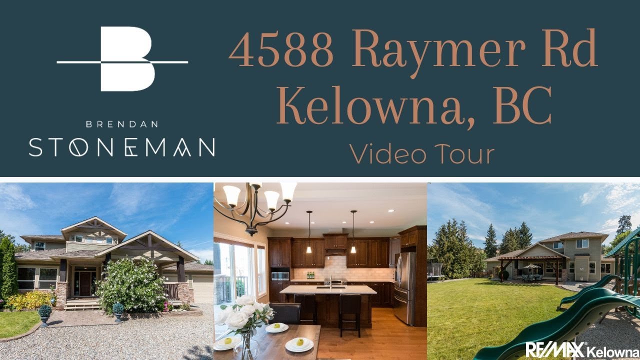 4588 Raymer Road, Lower Mission, Kelowna BC, Video Walk Through Tour