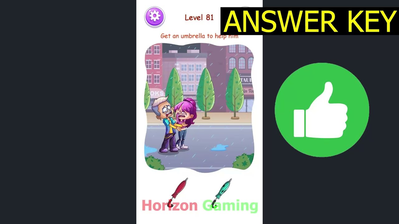 Brain Test: Nurse Story Puzzle LEVEL 81 Get an umbrella to help him - Gameplay Walkthrough Android