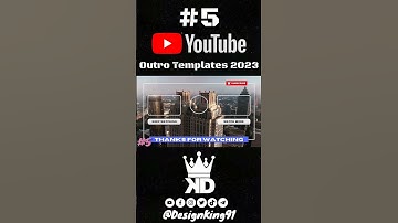YouTube Outro Templates 5 For YouTube Channels 2023 No Text+ No Copyright + Free Download