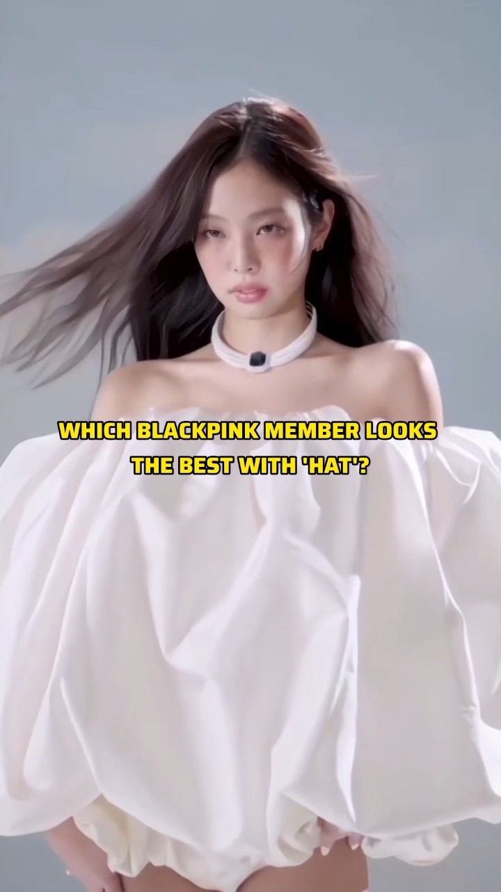 Which BLACKPINK member looks the best with 'HAT'? #lisa #jisoo #jennie #rosé #blackpink #shorts