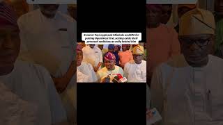 Watch How Senator Yayi Applauds Akinlade And Gni For Putting Ogun West First