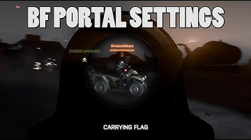Portal Editor settings i