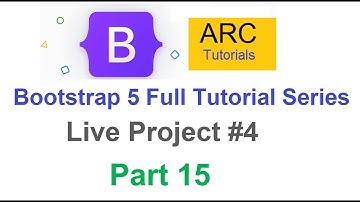 Bootstrap 5 Tutorial For Beginners #15 - Live Project #4 | Design your own website using Bootstrap