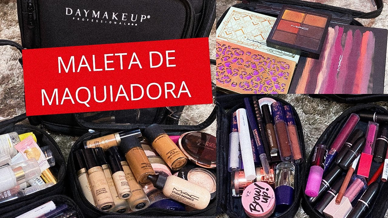 ORGANIZANDO MINHA MALETA de MAQUIAGEM para ATENDIMENTO - DayMakeup