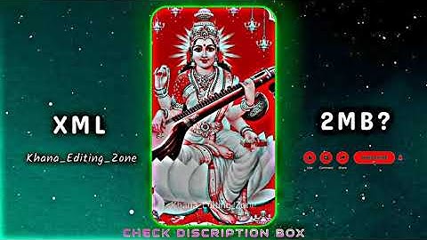 Sarswati Puja Xml File 2025 || New Sarswati Puja Xml File || Alight Motion XML File 2025 | New XML