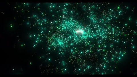 Chaotic Green Swirl Particles | Motion Graphics template - Envato elements