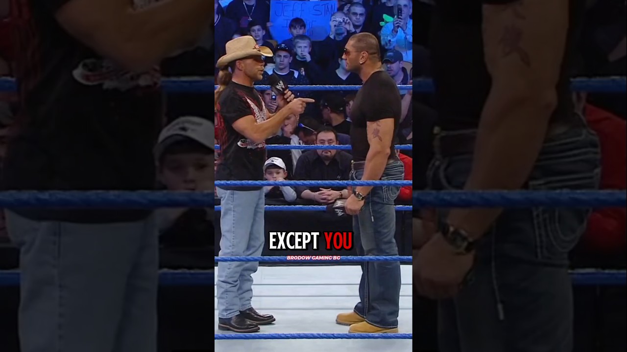 Batista Confronts Shawn Micheals #wwe #batista #shawnmichaels #attitudeera #wrestling #smackdown