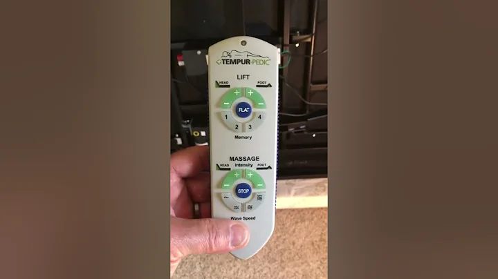 Tempur-Pedic remote is not working