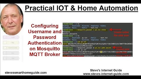 Configuring Username and Password Authentication on Mosquitto MQTT Broker
