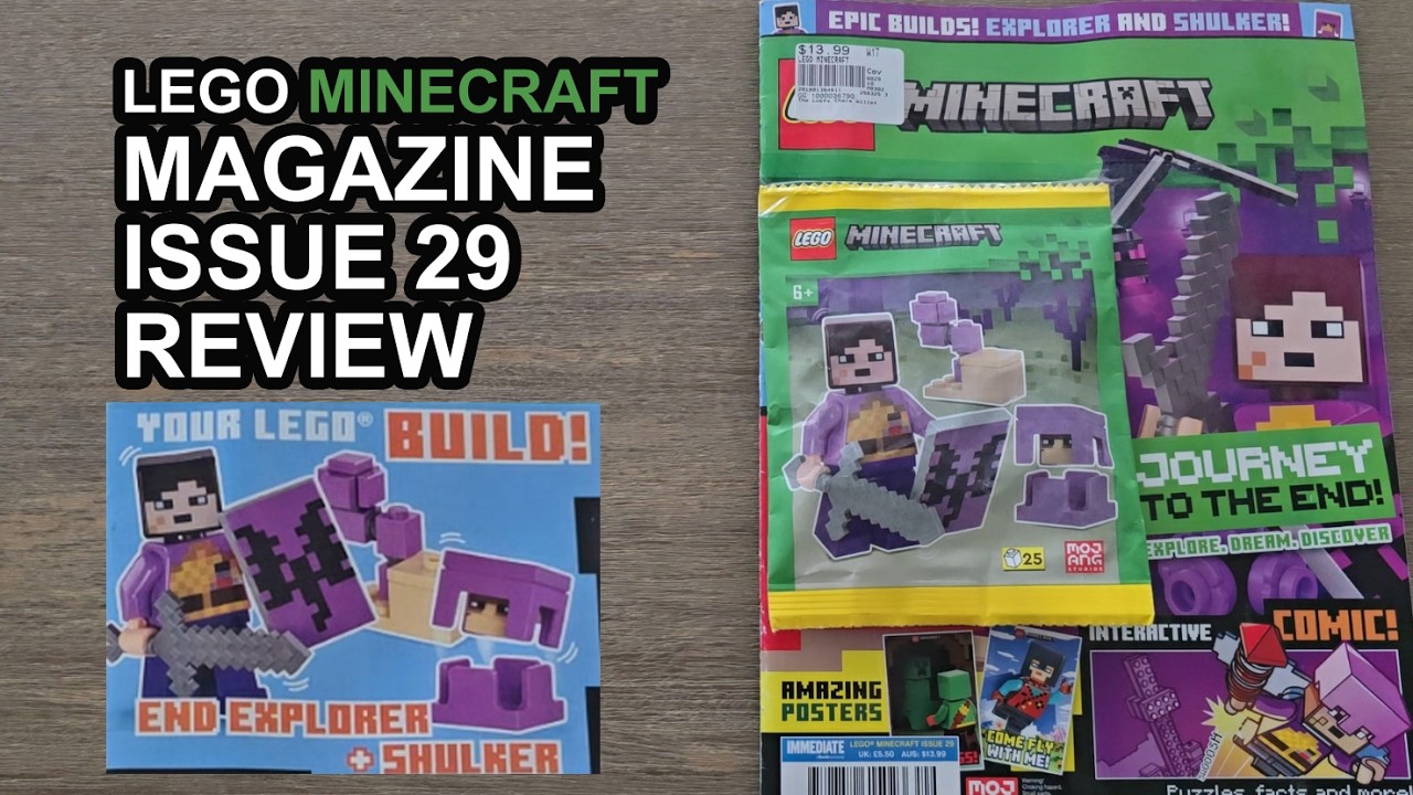 Lego Minecraft magazine review issue 29