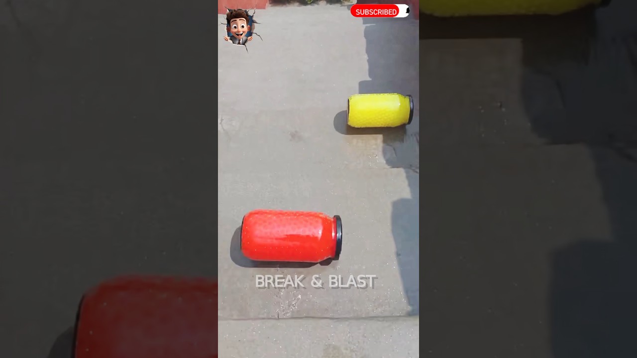 Breaking glass bottles ! Crushing Crunchy and Soft things 