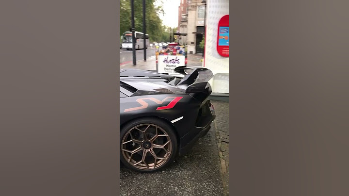 Lamborghini Aventador SVJ - Exhaust Sound