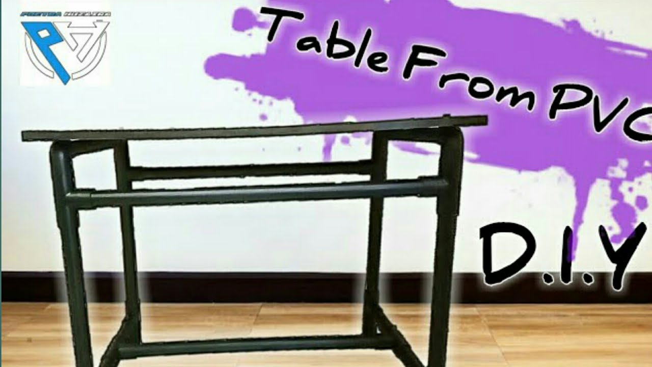 Membuat Meja Sederhana Dari Pipa Pvc Dirumah YouTube