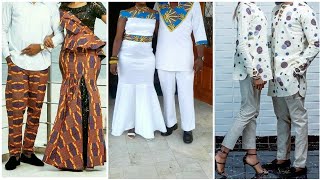 African Couple Matching Dress Design Collection 2019