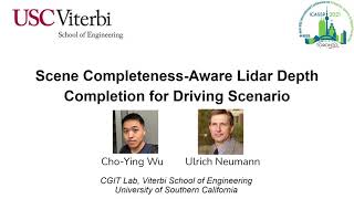 [ICASSP 2021] Scene Completeness-Aware Lidar Depth Completion for Driving Scenario