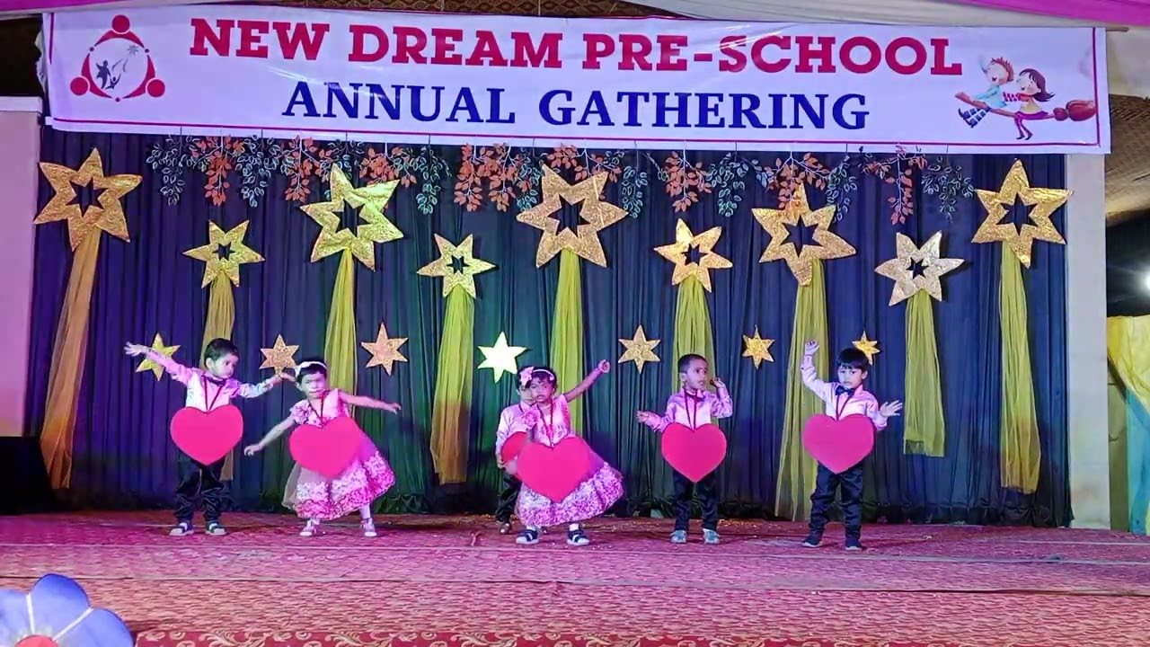 Annual gathering 2024 ( play Group kids).💃🕺🎉#kidsenjoyment #school #gathering #happykids