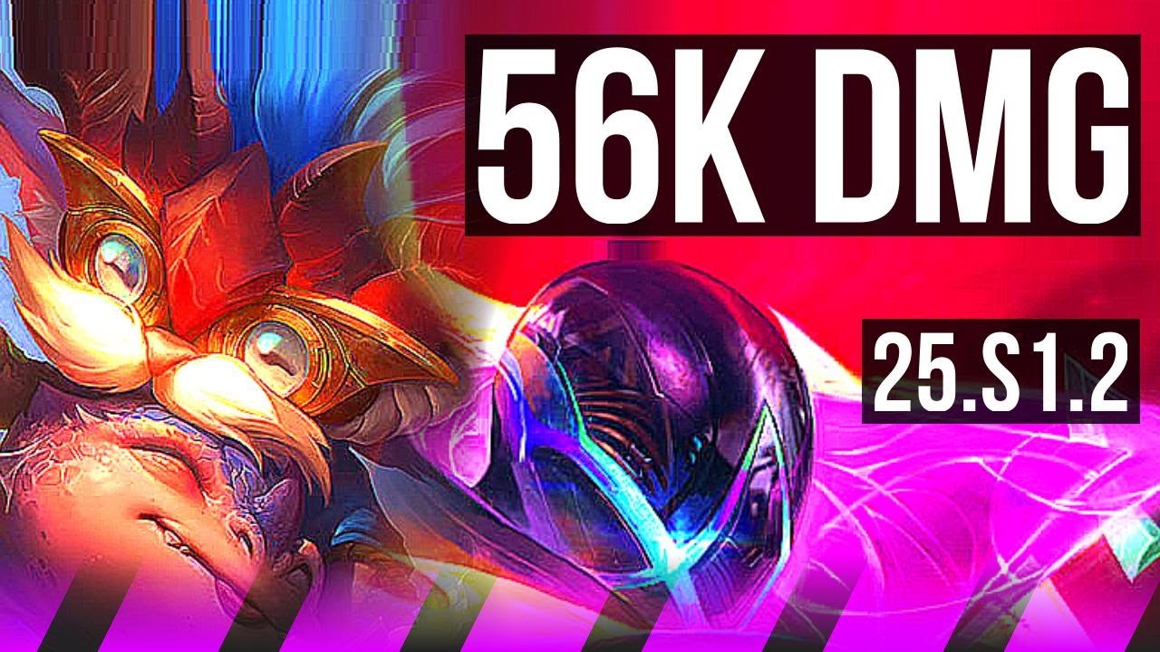 HEIMERDINGER & Jhin vs PYKE & Kai'Sa (SUP) | 7k comeback, 56k DMG | KR Grandmaster | 25.S1.2