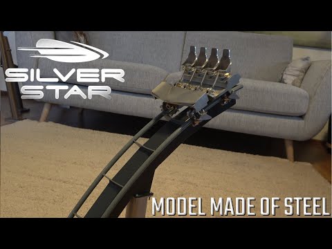 Silver Star - Model track made from steel - Cinematic