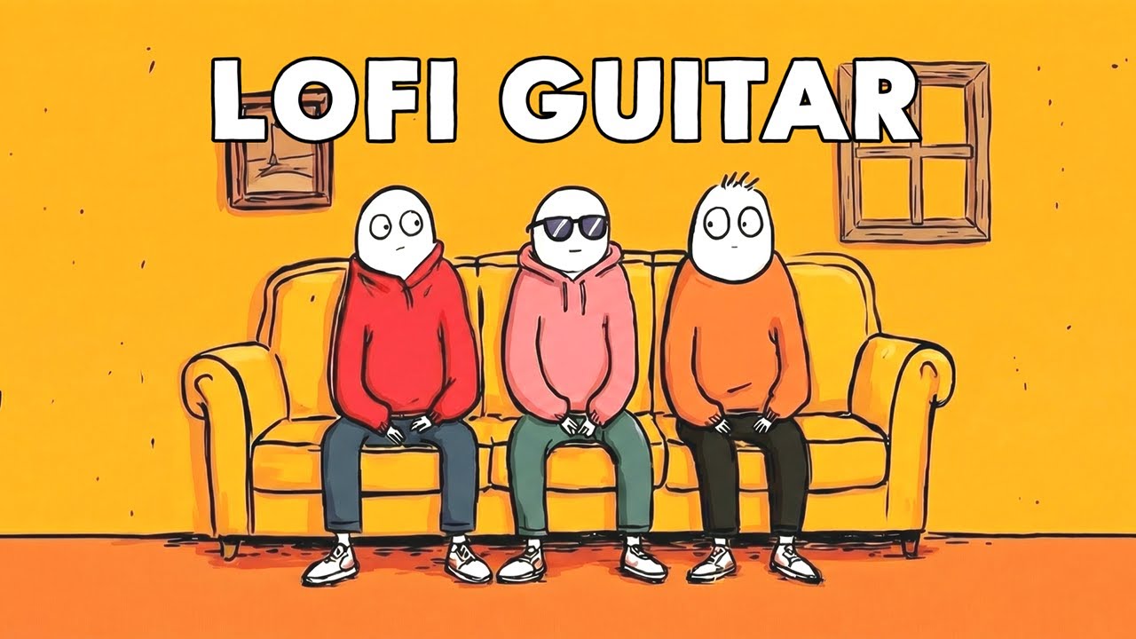 [1 Hour] Modern Guitar Lo-fi Music 🎸 Study, Work & Good Vibes