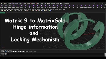 MatrixGold Earrings Hinge and Clasp