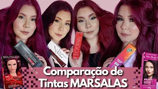 Todas as TINTAS de Cabelo MARSALAS que eu usei! BeautyColor, KOSTUME, Igora, YAMÁ...