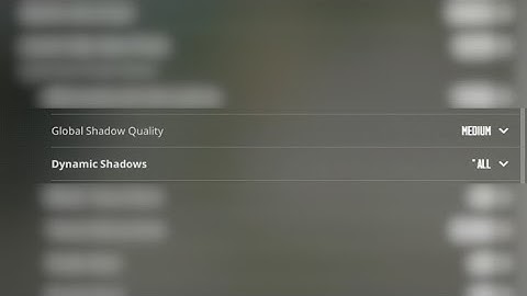 Shadow Settings Update — Counter-Strike 2