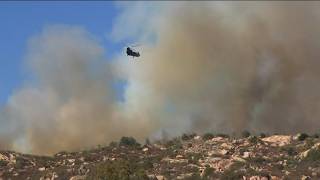 Creelman Fire | Crews battle vegetation fire in Ramona | 4PM Update