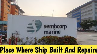 Sembcorp marine ltd tuas boulevard yard singapore 🇸🇬 || Ships drydock yard screenshot 3